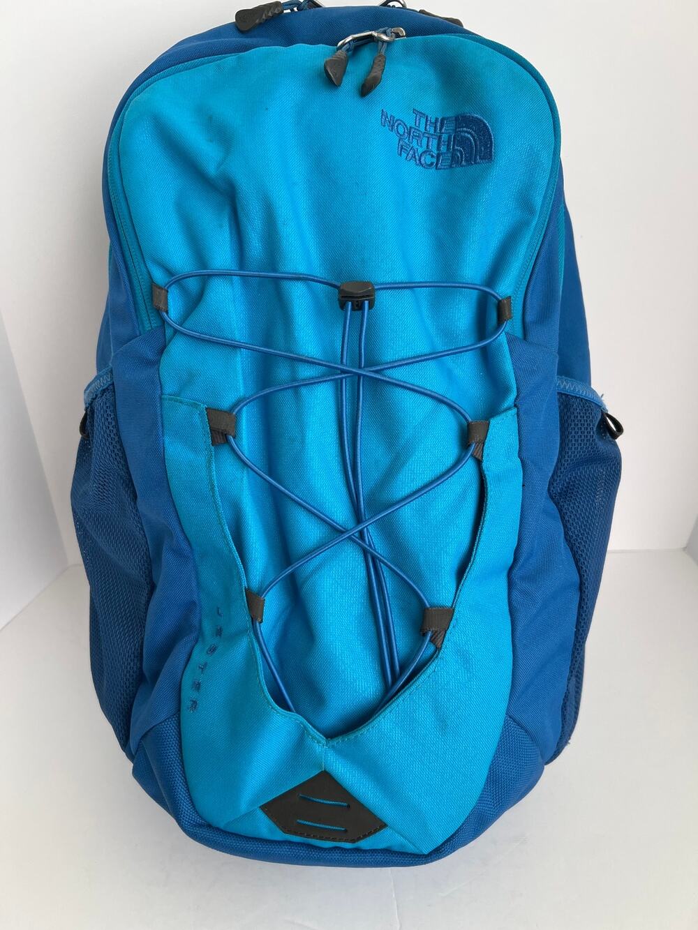 The North Face Jester Lattop Backpack Blue Teal Tech School Travel Bag FlexVent